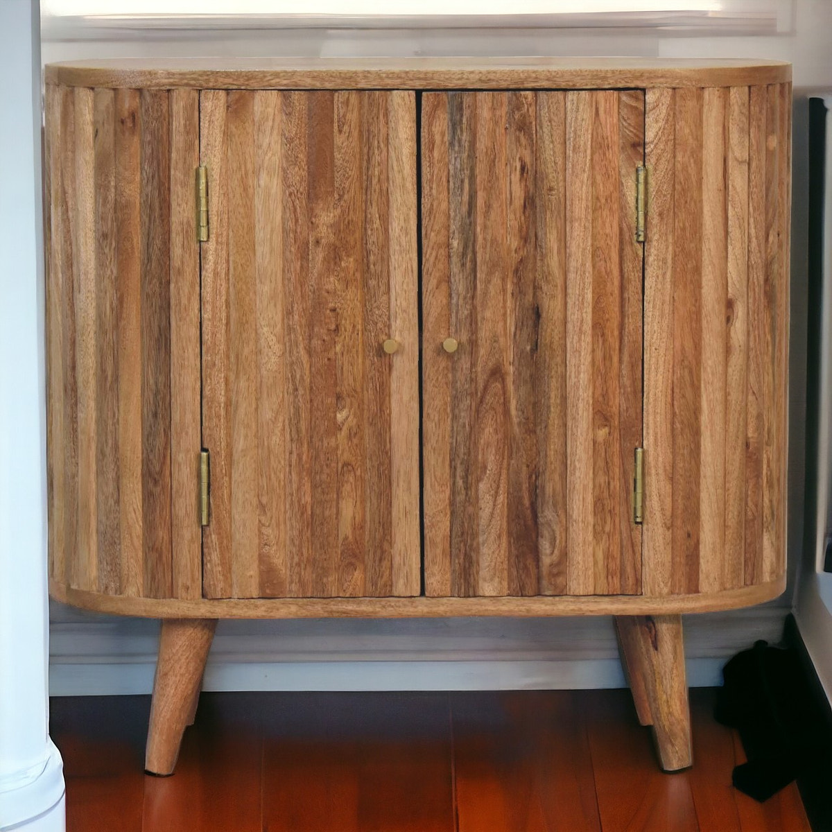 Stripe Door Cabinet