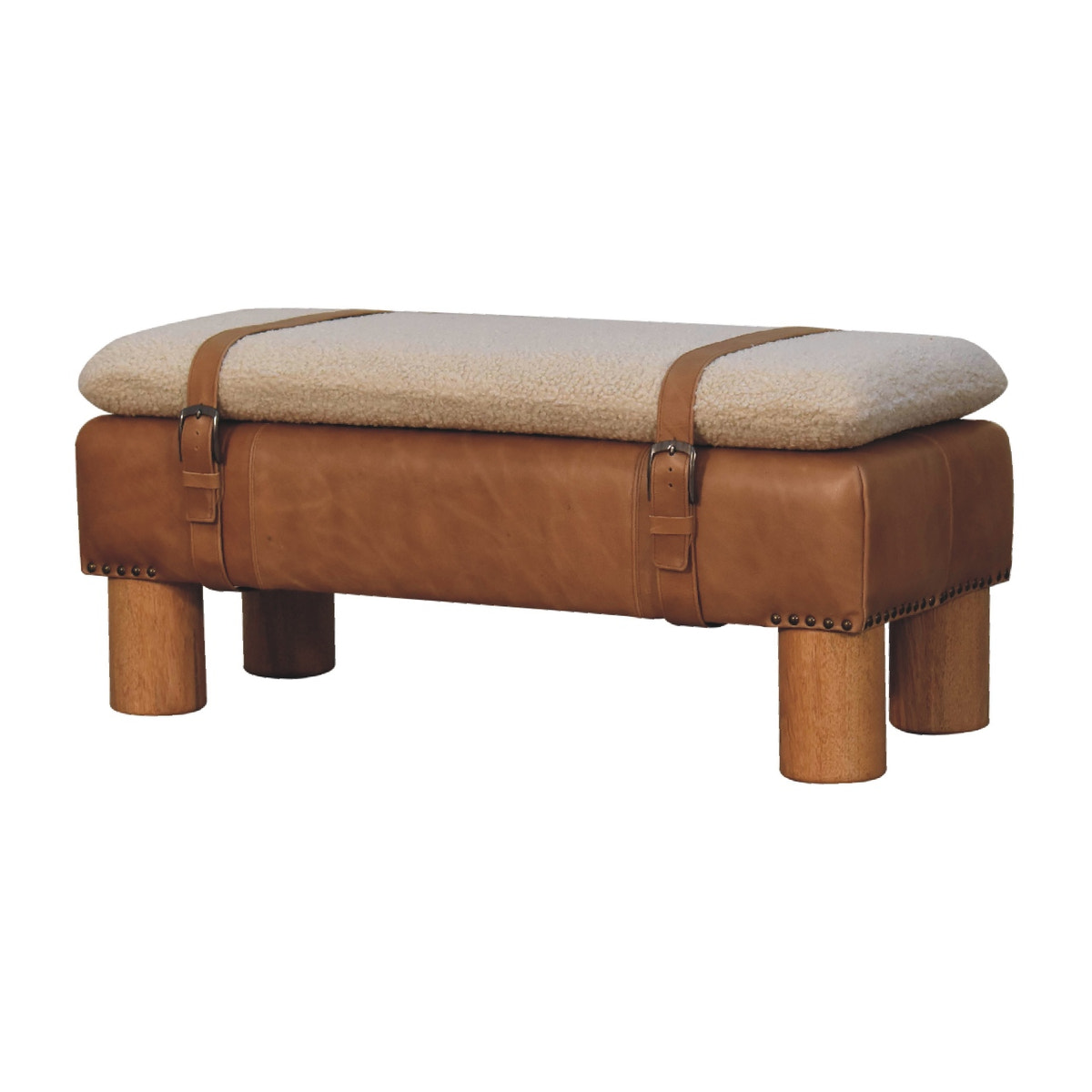 Strapped Cylinder Bench