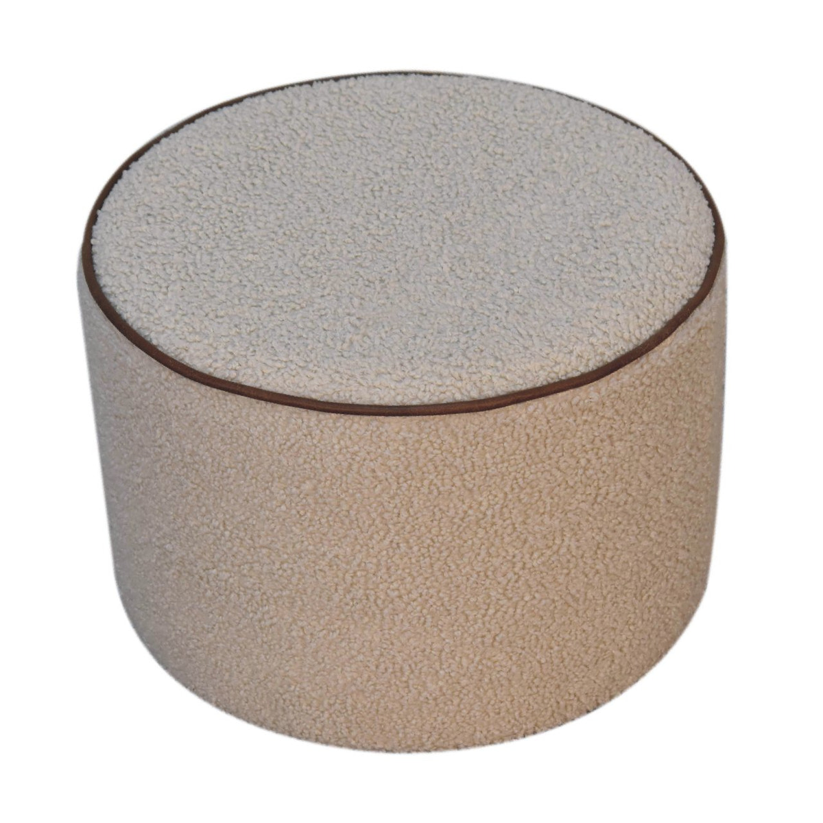Serenity Large Round Footstool | Boucle