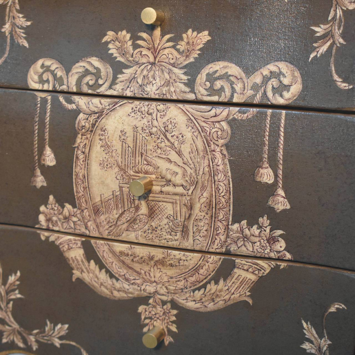 Coroner Bedside Table | Hand-Painted Solid Mango Wood