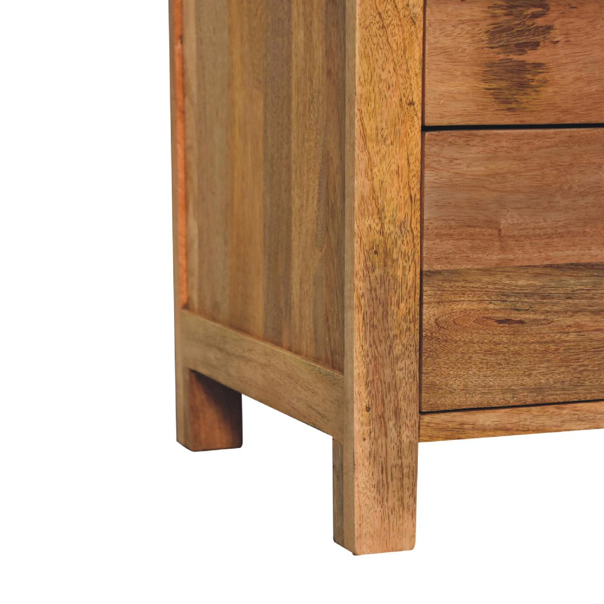 Aspen Oak-ish 3-Drawer Bedside Table