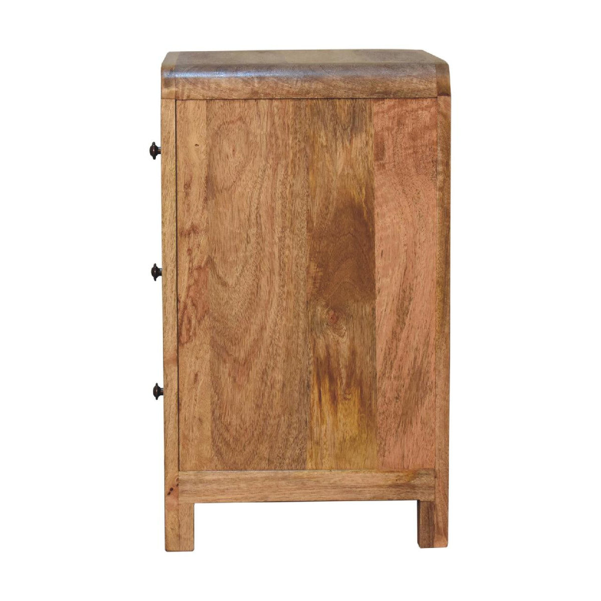 Aspen Oak-ish 3-Drawer Bedside Table