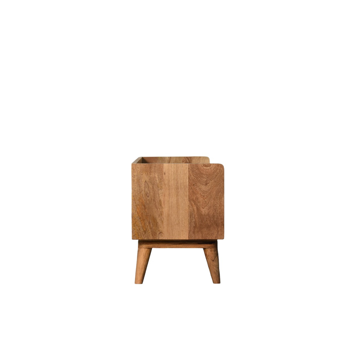 Oak-ish Nordic Storage Bench | Hidden Storage