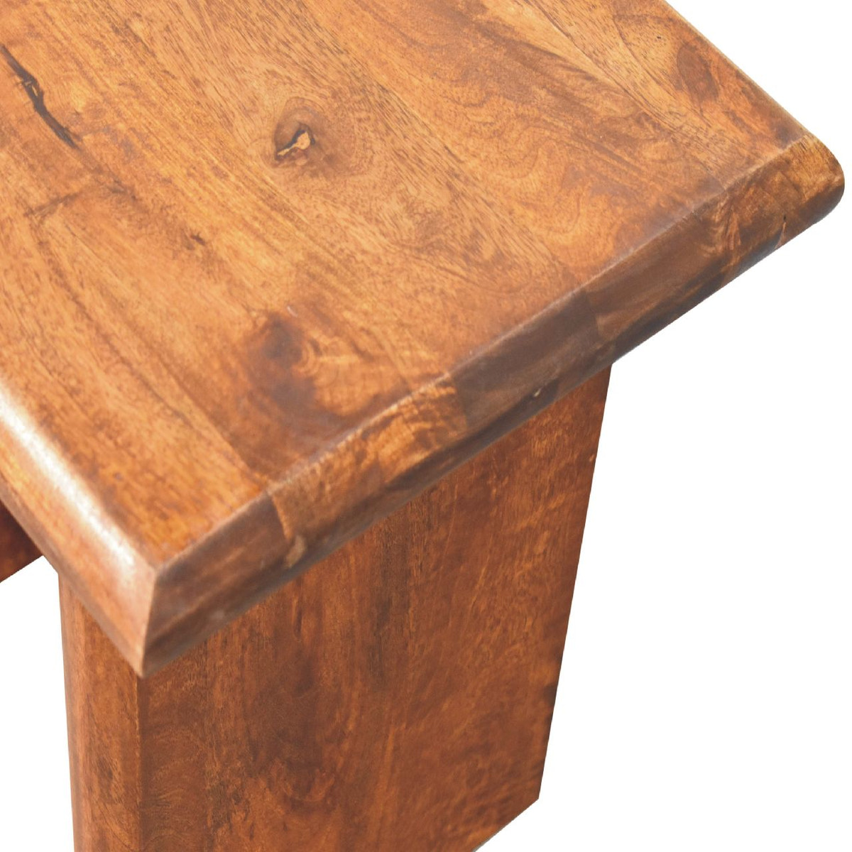 Rio Side Table Accent Piece | Chestnut Mango Wood