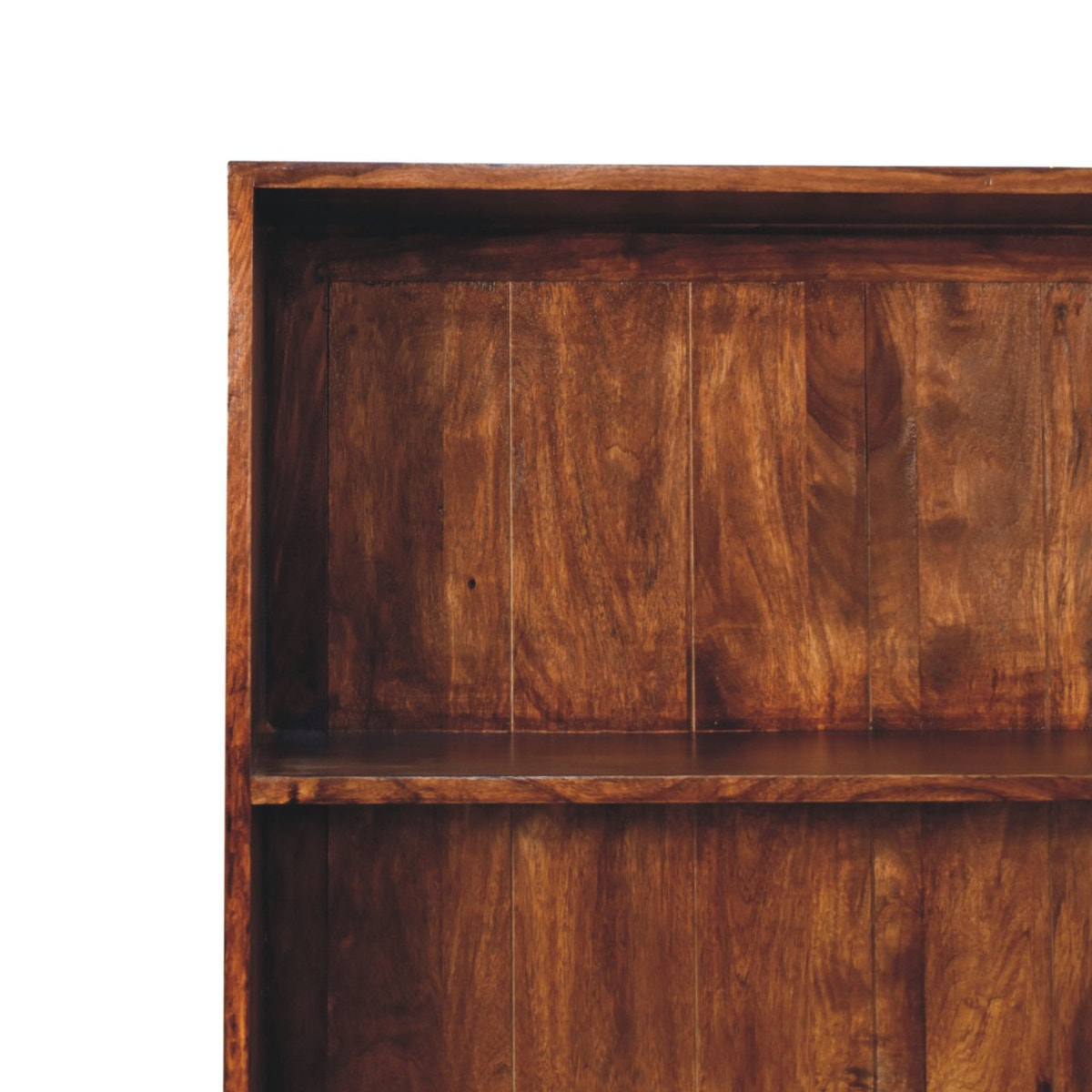 Tula Bookcase Chest of Drawers | Chestnut Solid Mango Wood