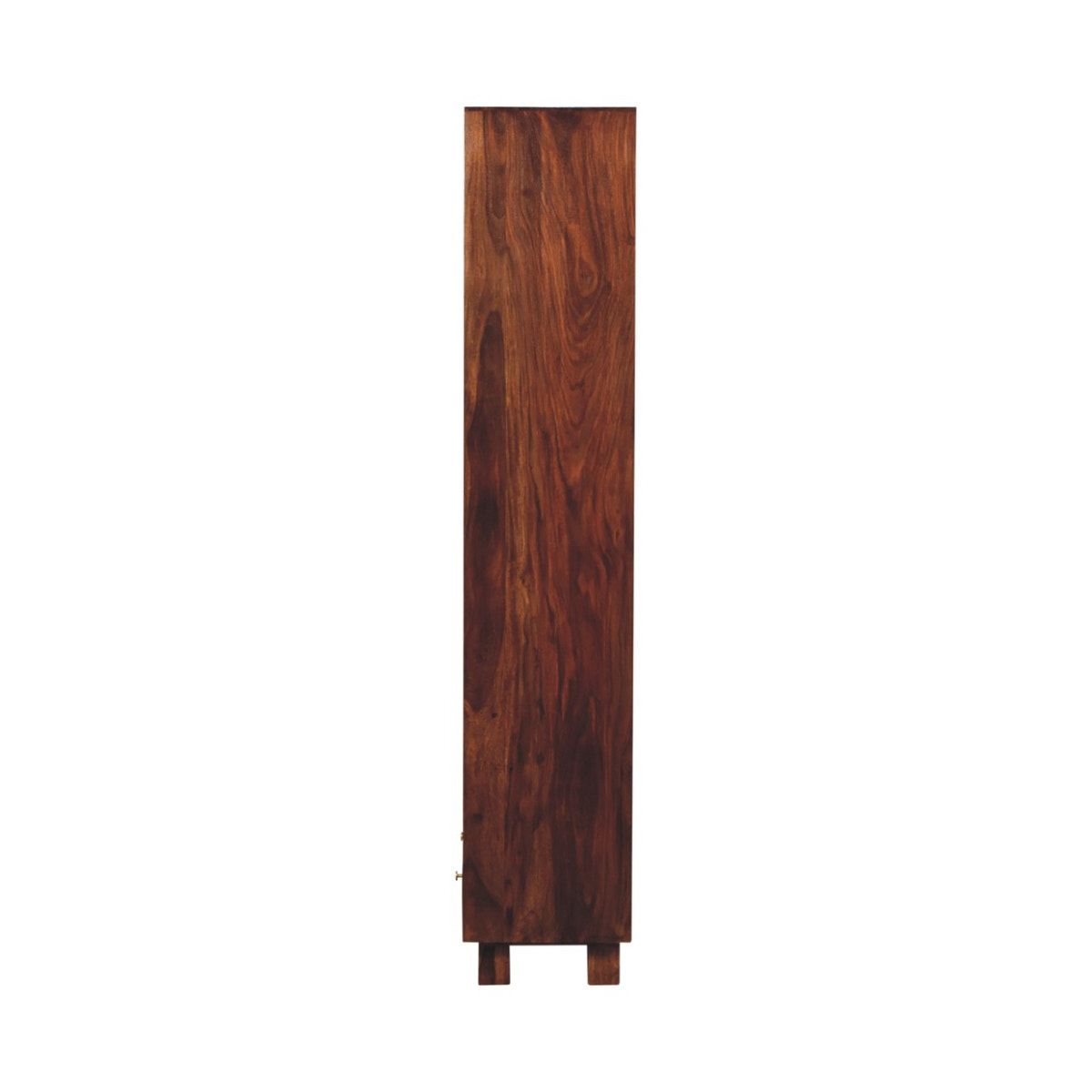 Tula Bookcase Chest of Drawers | Chestnut Solid Mango Wood