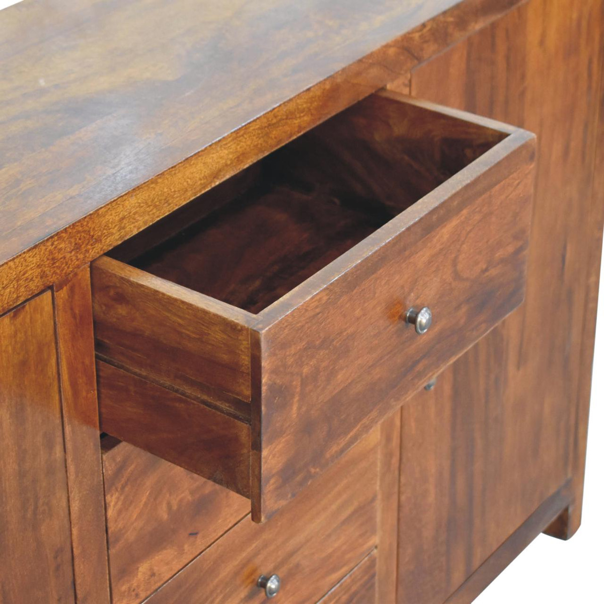 Aspen Sideboard Chest of Drawers | Chestnut Solid Mango Wood