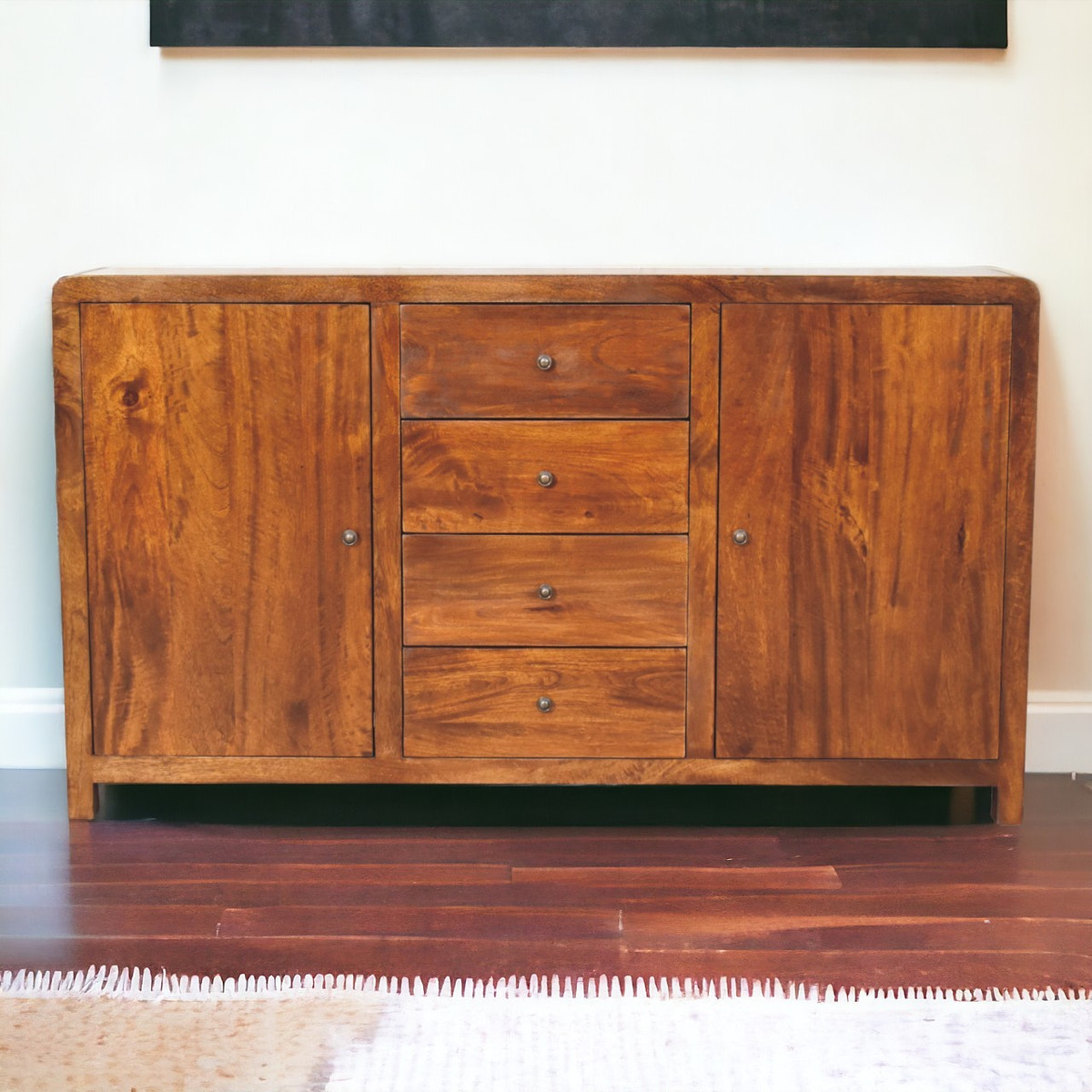 Aspen Sideboard Chest of Drawers | Chestnut Solid Mango Wood