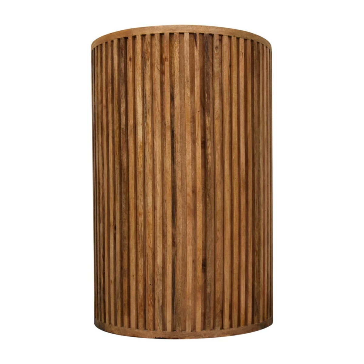 Soba Bedside Table | Oak Solid Mango Wood Hand-Carved