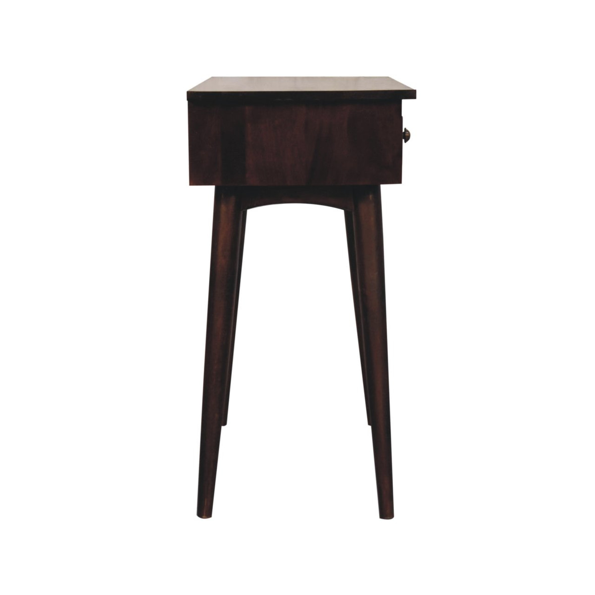 California Walnut Hallway 2-Drawer Console Table