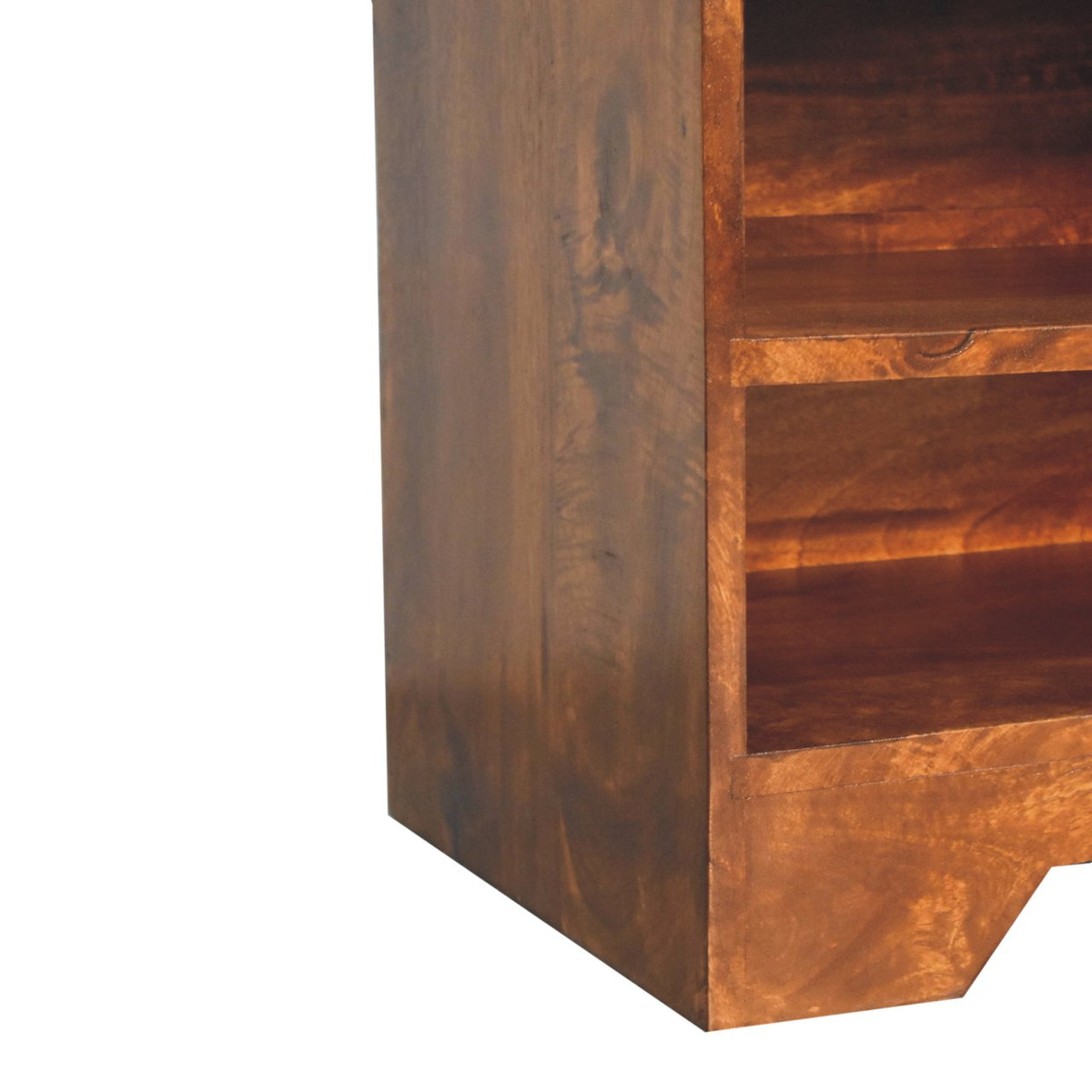 Retreat Chestnut Shoe Bench | Linen