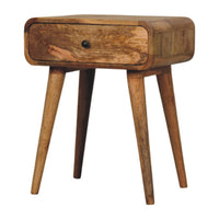 Avora Oak-ish Nightstand with 1 drawer