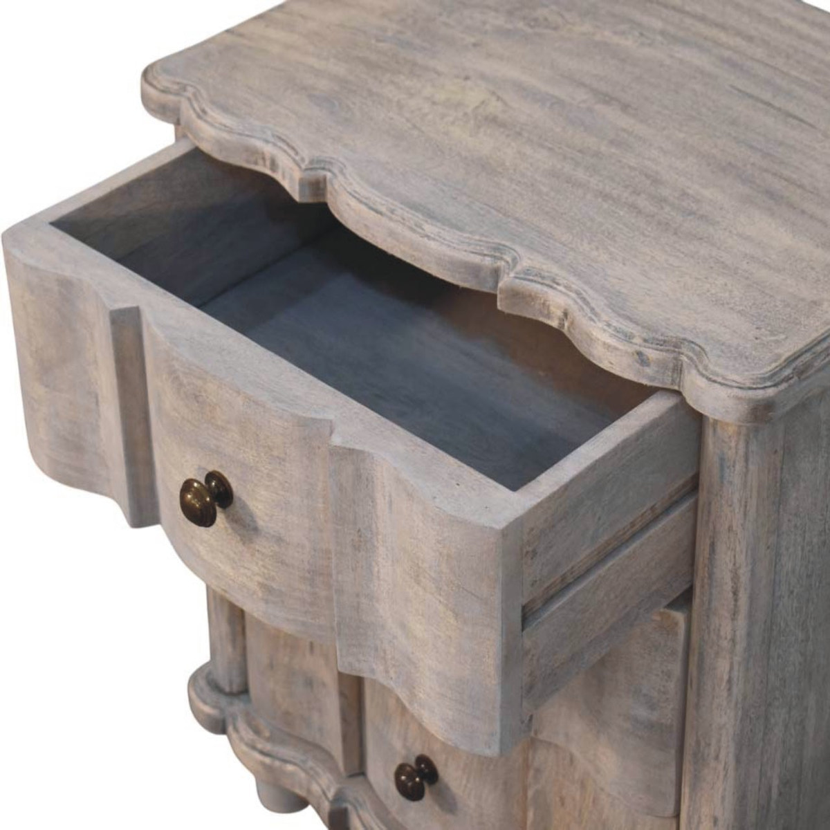 Lume Washed Bedside Table