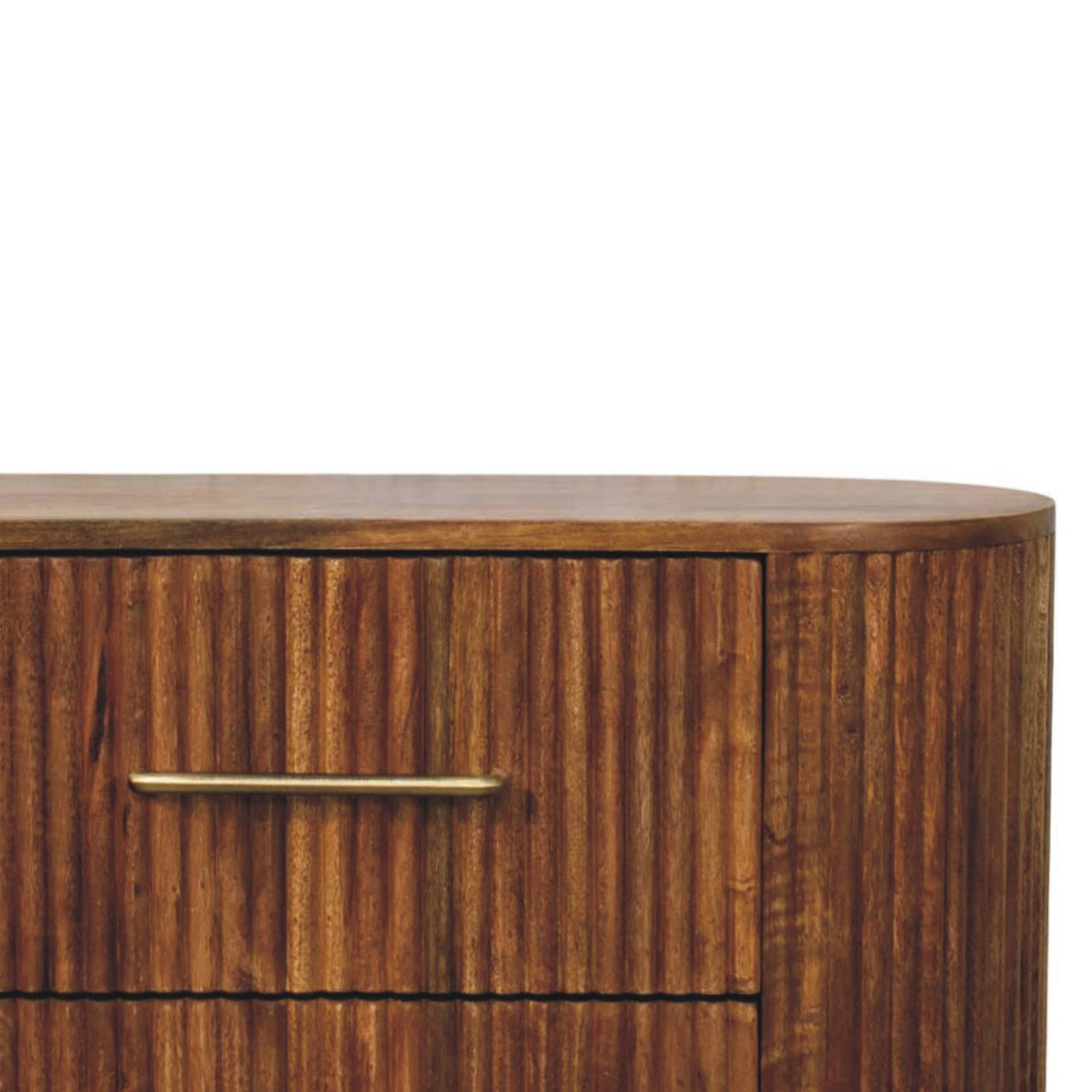 Ridgefront Chest - Amber Oak Chest of Drawers