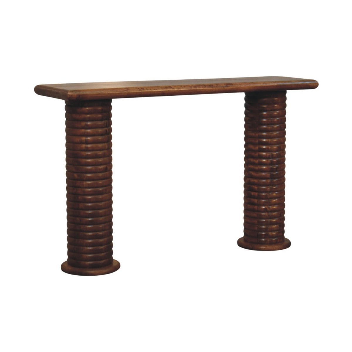 Sculpted Leg Console Table
