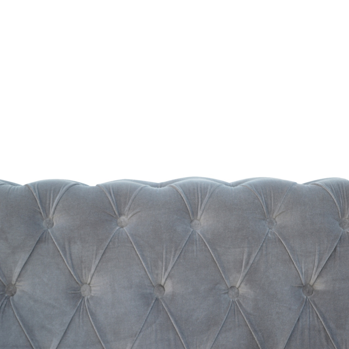 Grey Velvet Chesterfield Sofa