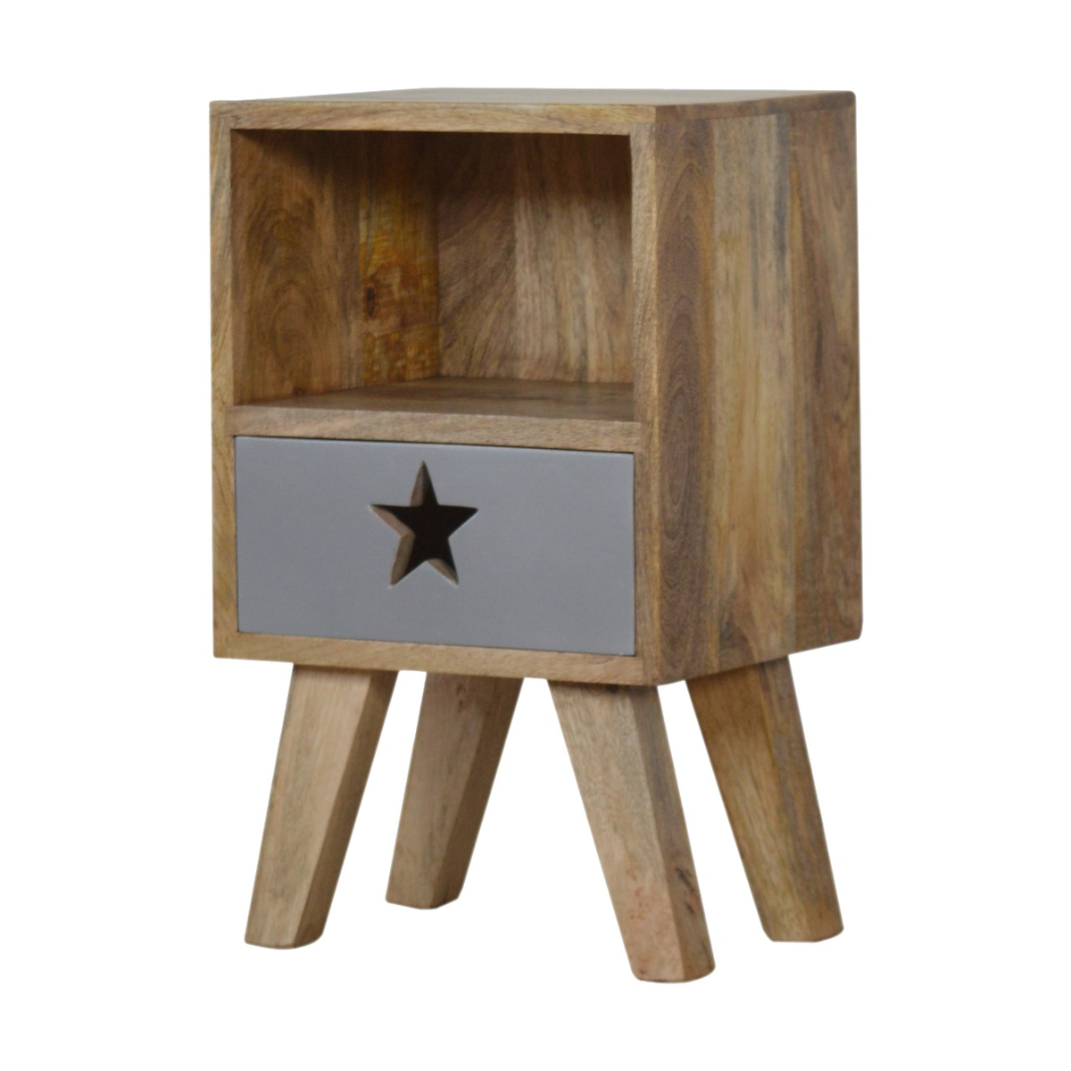 Small Star Painted Bedside Table