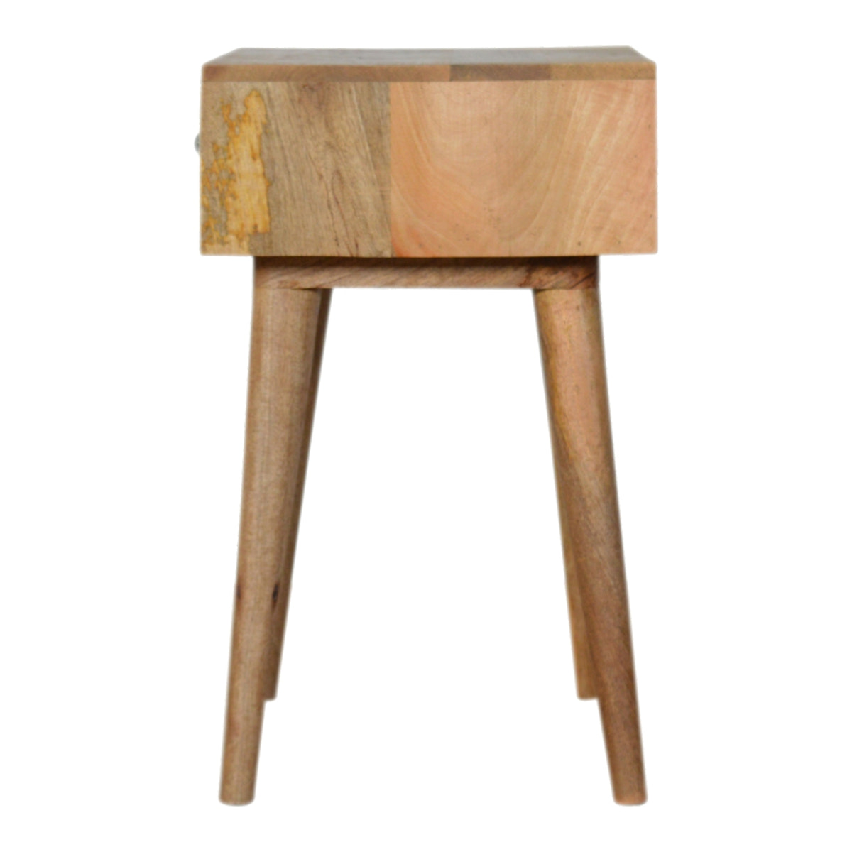 Bone Inlay Bedside Table | Oak Mango Wood