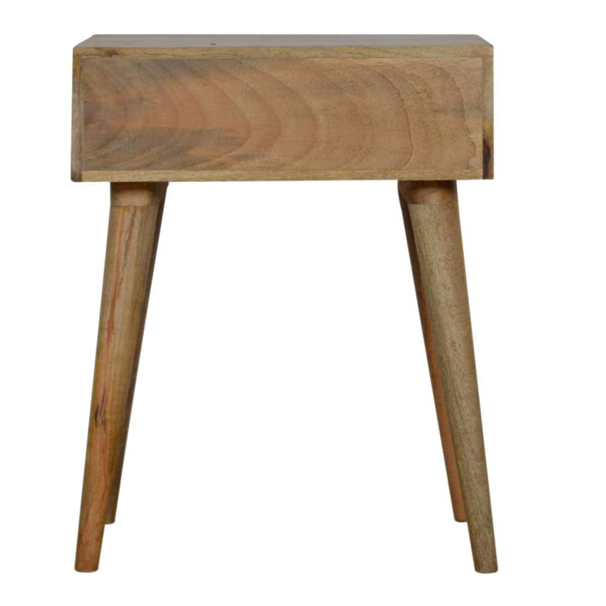 Bone Inlay Bedside Table | Oak Mango Wood