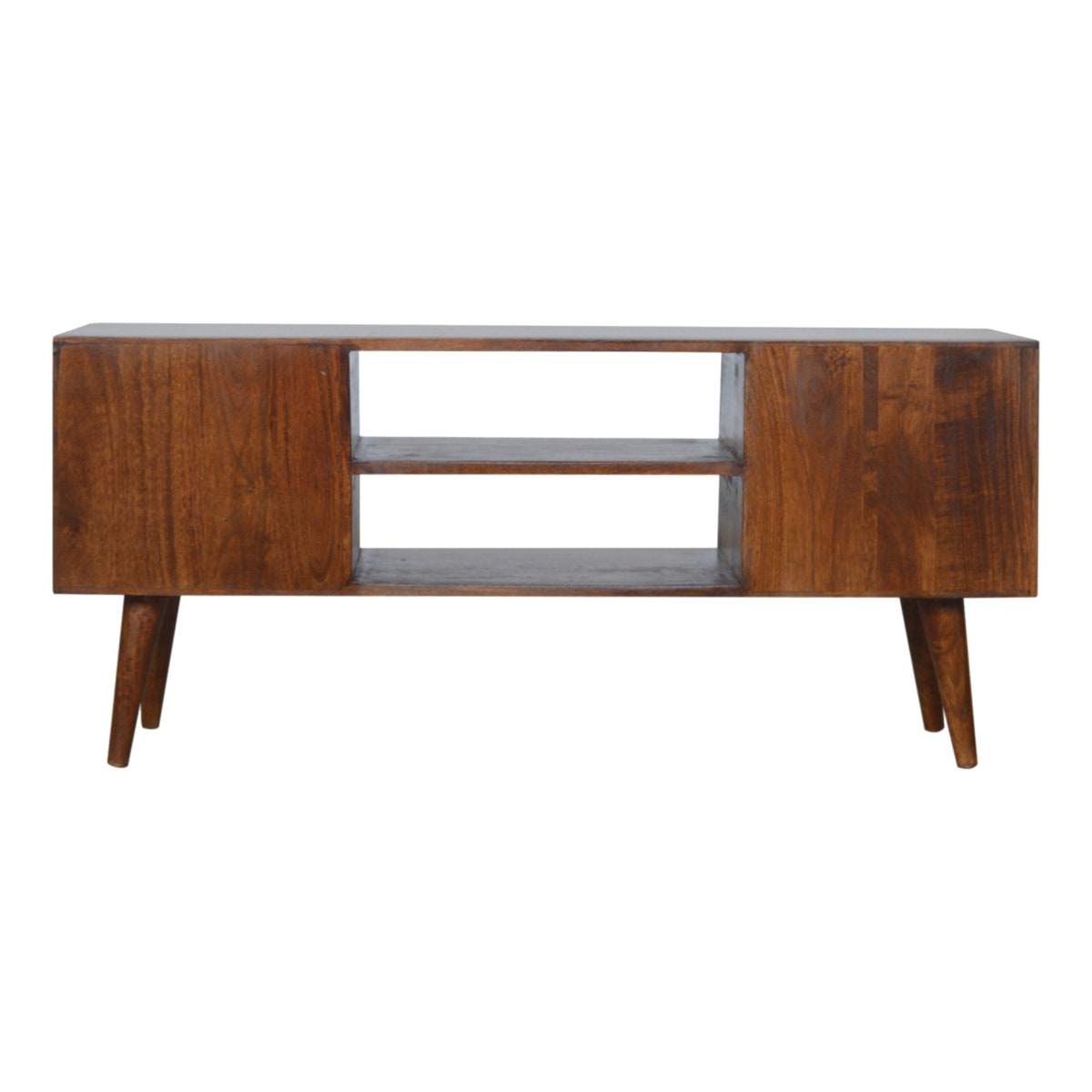 Chestnut Inlay Abstract TV Unit Chest of Drawers