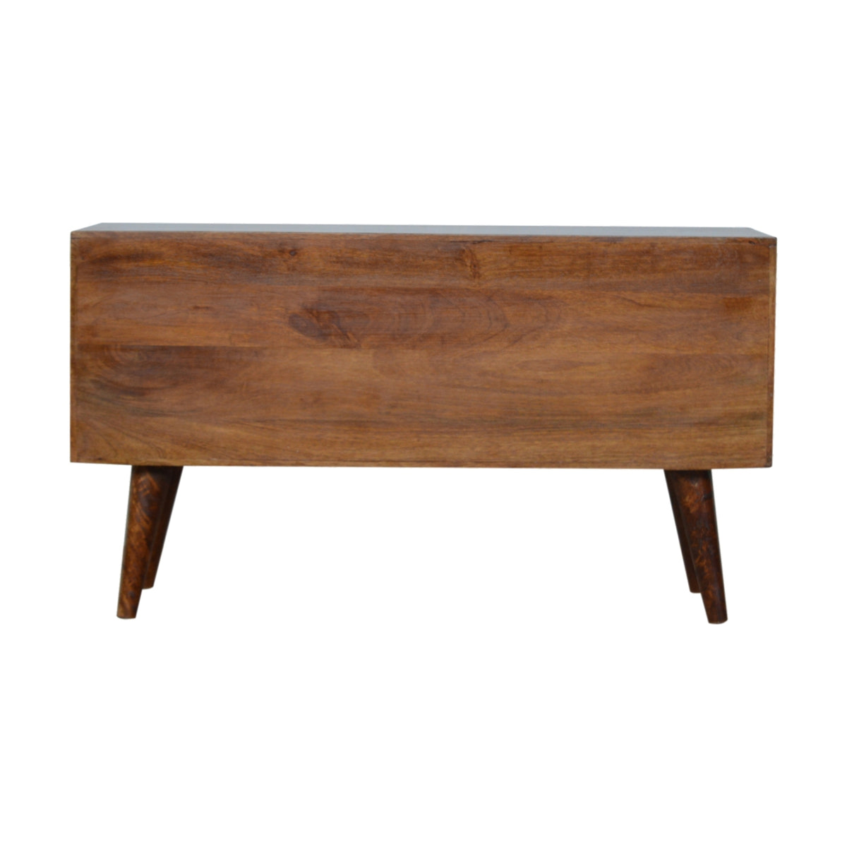 Chestnut Abstract Inlay Sideboard Chest of Drawers