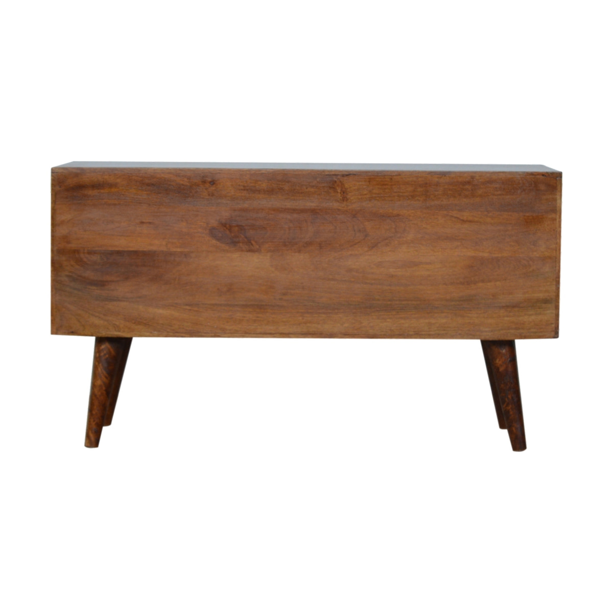 Chestnut Abstract Inlay Sideboard Chest of Drawers