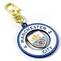 Manchester City FC Spinning Bag Charm Official Football Accessory