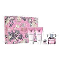 Versace Bright Crystal Gift Set 90ml EDT + 100ml Body Lotion + 100ml Shower Gel + 5ml EDT