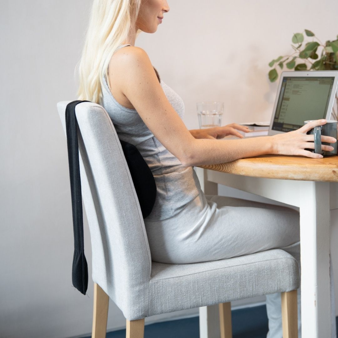 Weighted Lumbar Support Cushion | Chair Back Support Pillow