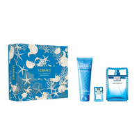 Versace Man Eau Fraiche Gift Set 100ml EDT + 5ml EDT + 150ml Shower Gel
