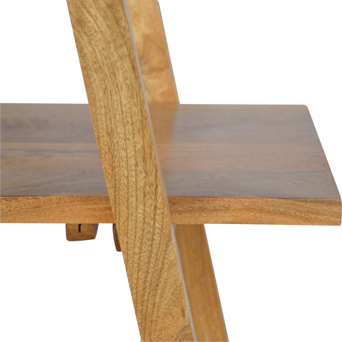 Ladder Style Open Display Unit Chest of Drawers | Oak Mango Wood