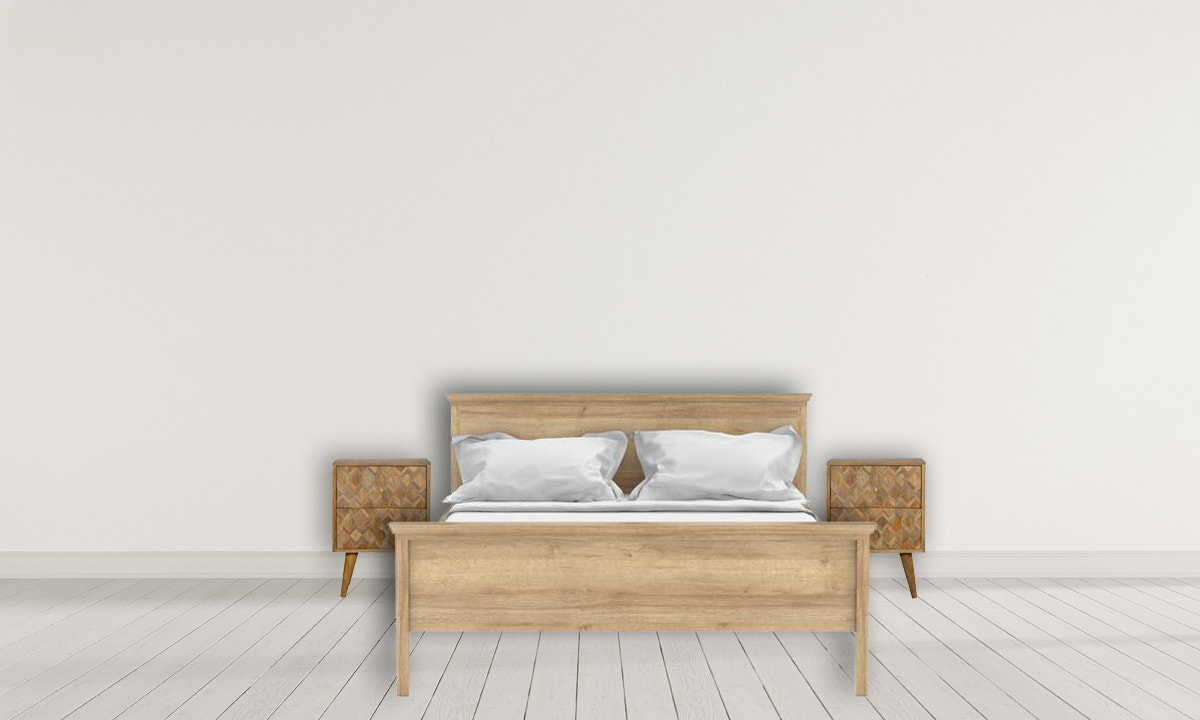 Assorted Oak-ish Bedside Table