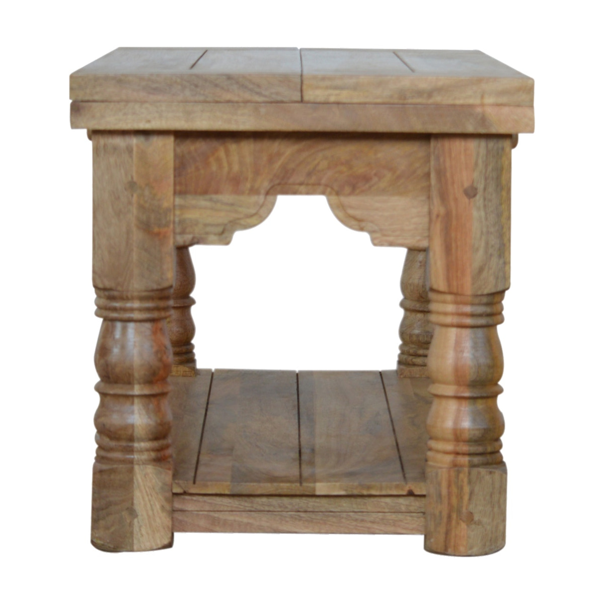 Granary Royale Trilogy Coffee Table | Distressed Oak Solid Mango Wood