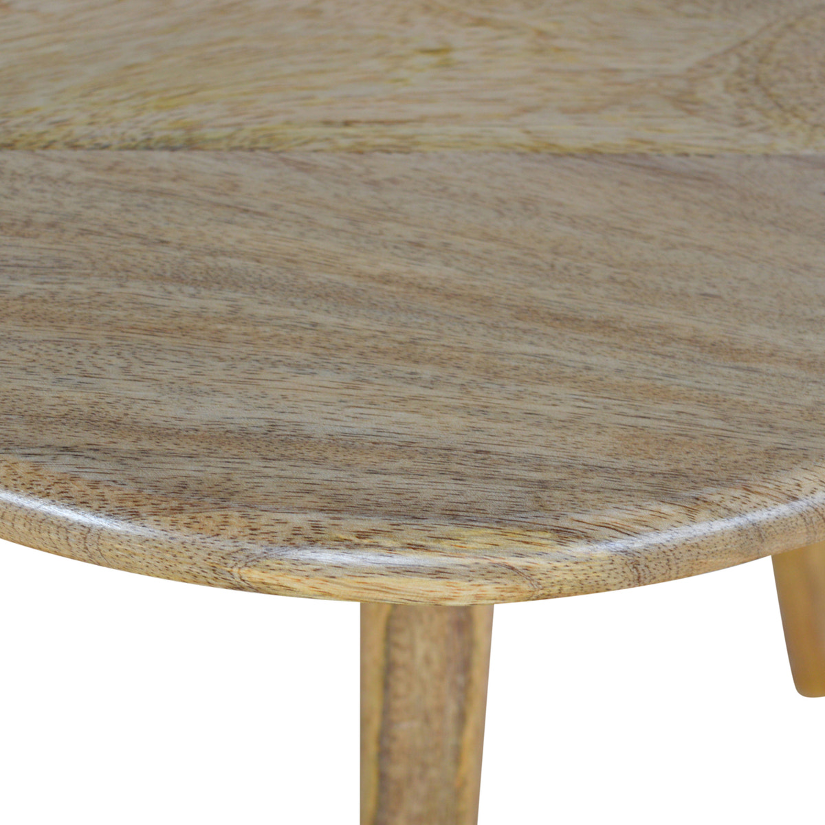 Oak-ish Nordic Nesting Stools Footstool