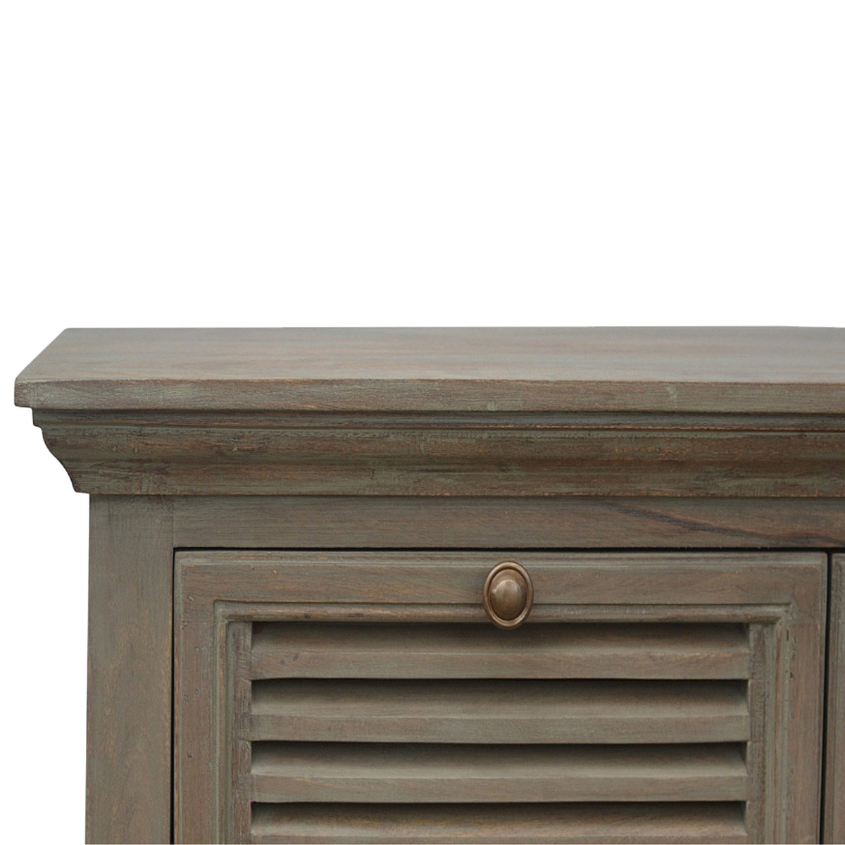 Grey Wash 5 Shutter Buffet Chest of Drawers