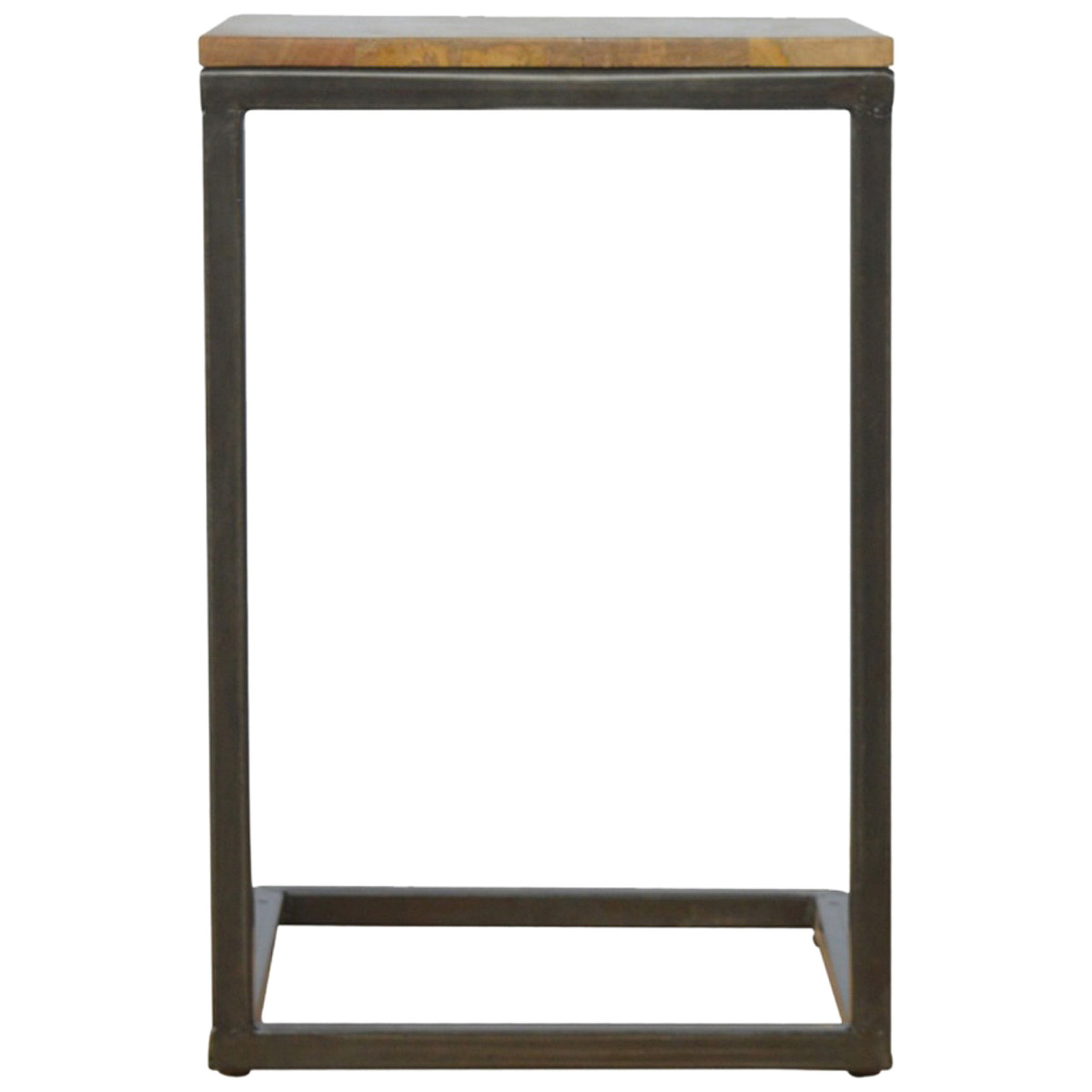 Industrial Small End Table Accent Piece