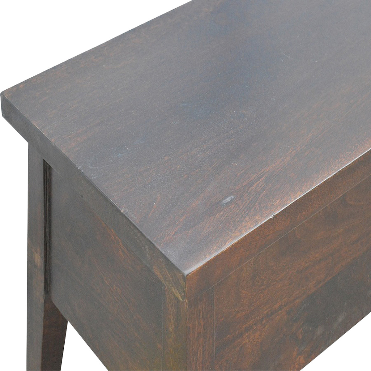Walnut Hallway Storage Bench | Hidden Storage