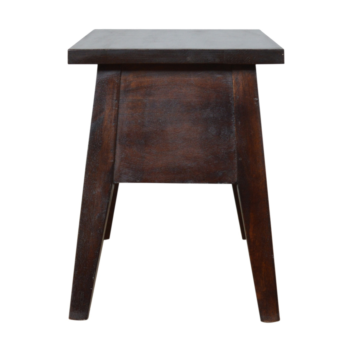 Chestnut Lid Up Storage Bench | Hidden Storage