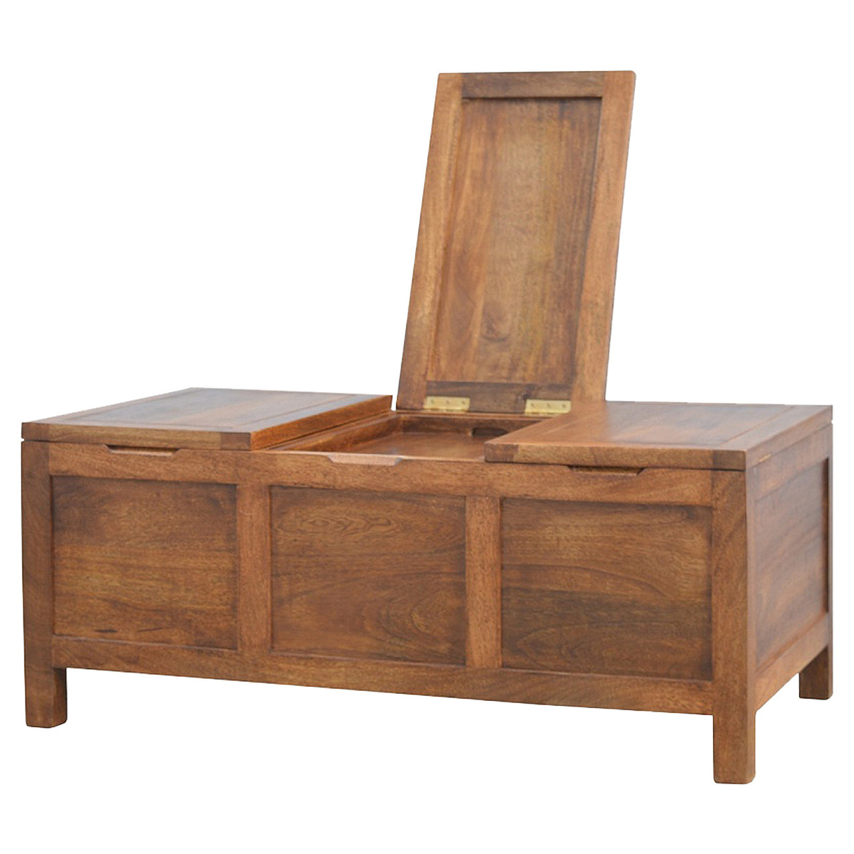 Solid Wood Tucker Table Accent Piece | Chestnut Mango Wood