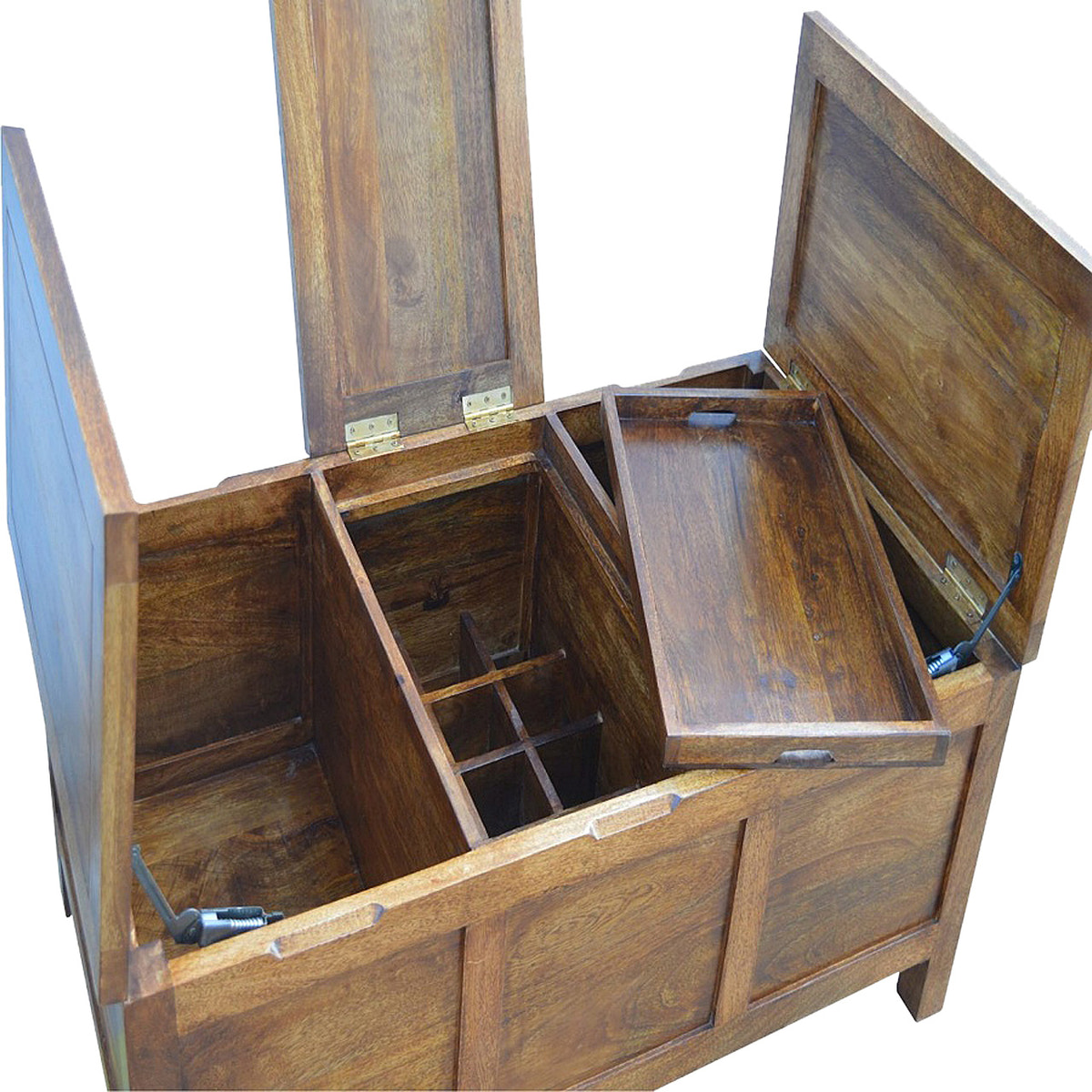 Solid Wood Tucker Table Accent Piece | Chestnut Mango Wood