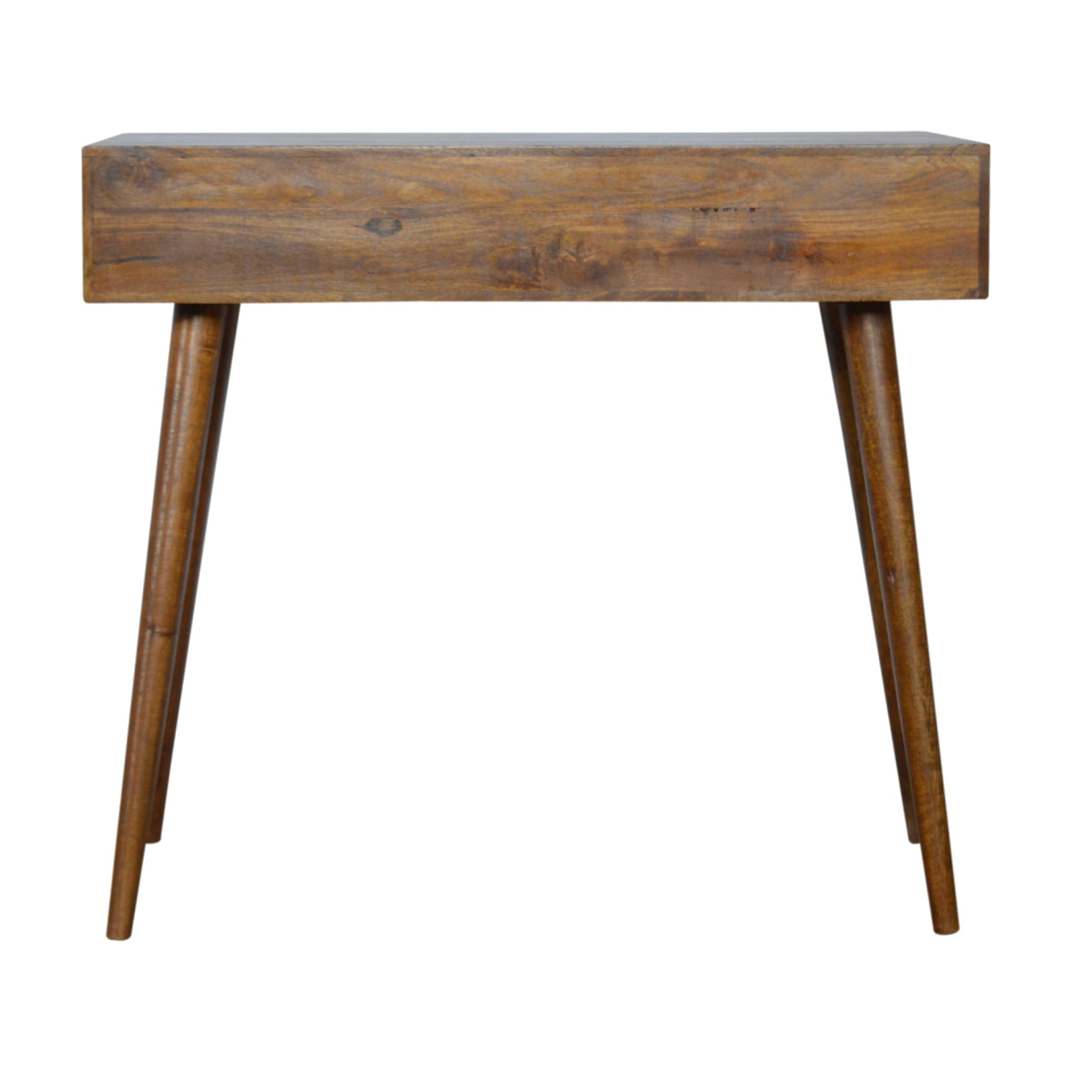 Chestnut Prism Writing Desk | Hand-Carved