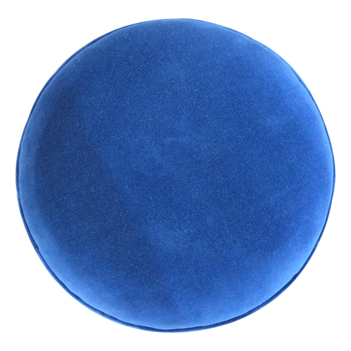 Royal Blue Velvet Nordic Footstool | Cotton Velvet