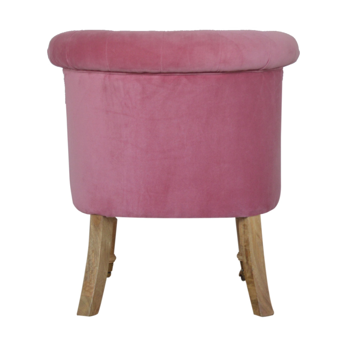 Pink Velvet Accent Chair | Cotton Velvet