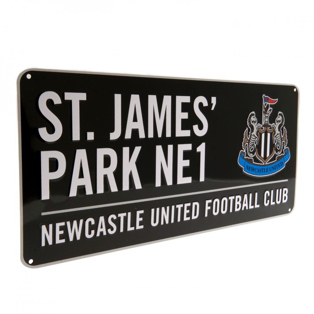 Newcastle United FC Street Sign BK - Officially licensed merchandise.