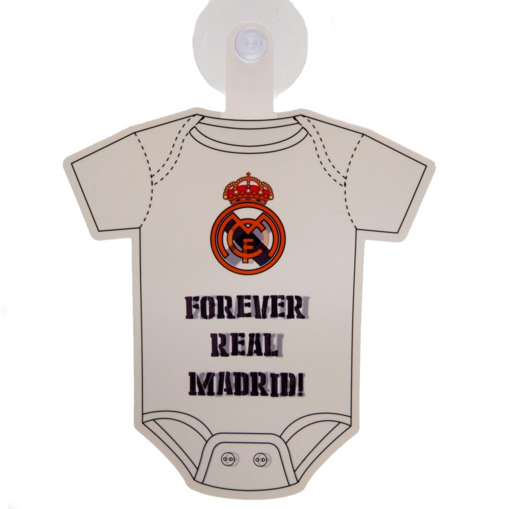 Real Madrid FC Baby On Board Sign - Official Merch