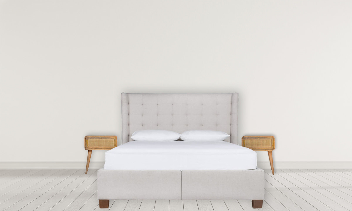 Close-knit Bedside Table | Rattan