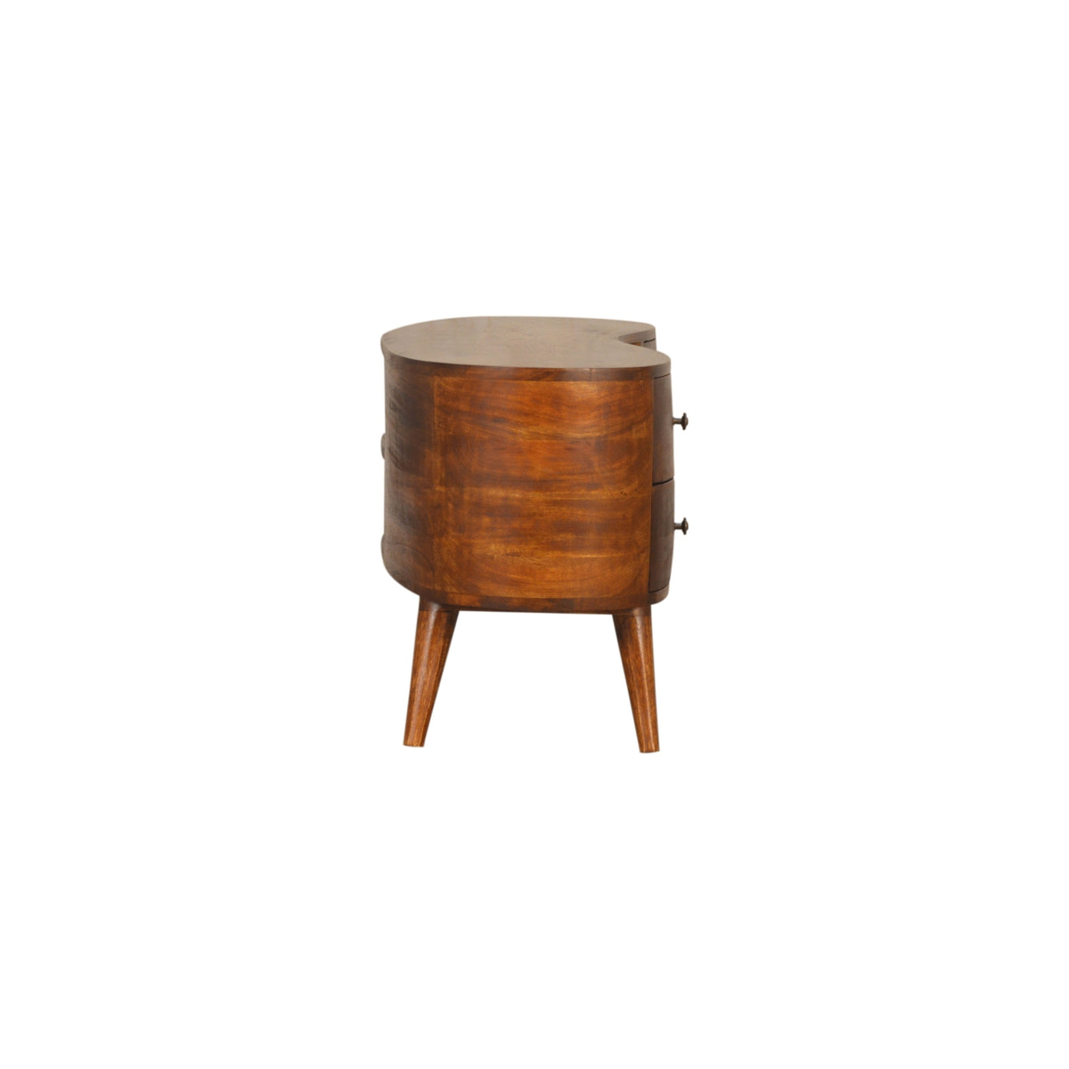 Chestnut Wave Entertainment Unit Chest of Drawers