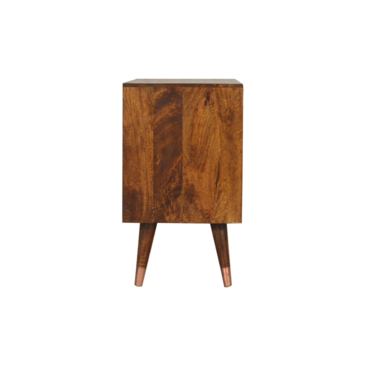 Manila Copper Sideboard Chest of Drawers | Chestnut Solid Mango Wood