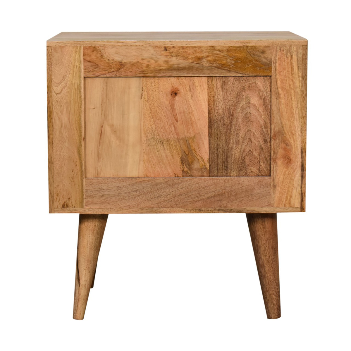 Oak-ish Prism Bedside Table