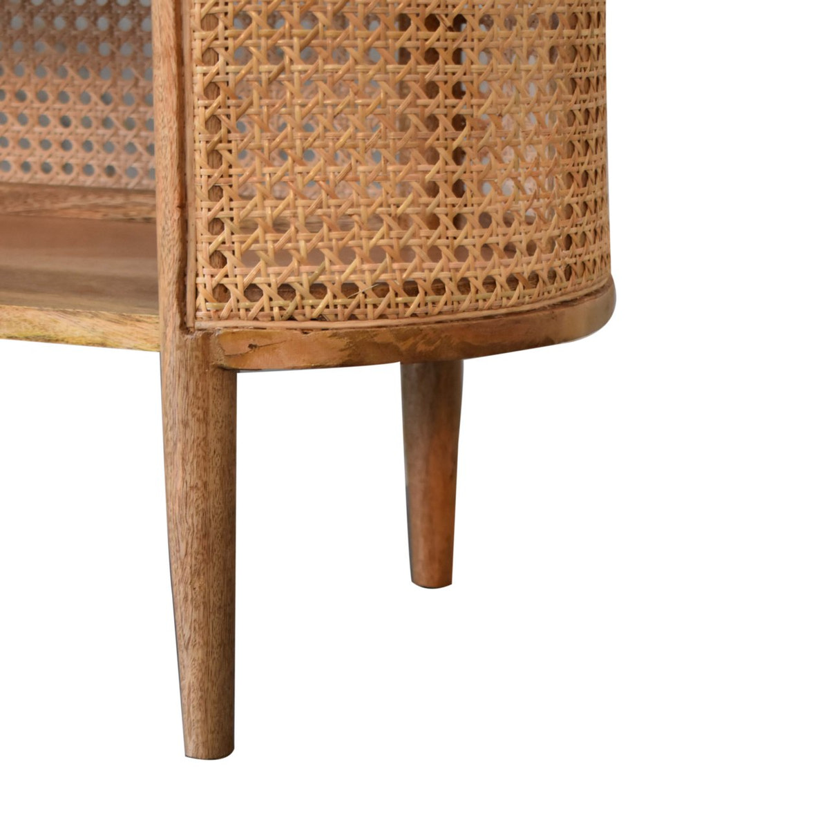 Larissa Curved Shelving Unit Chest of Drawers